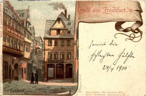 Gruss aus Frankfurt - Litho -250246