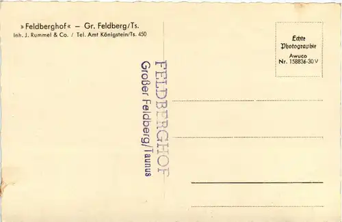 Grosser Feldberg - Feldberghof -250054