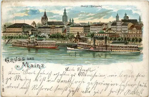 Gruss aus Mainz - Litho -250386