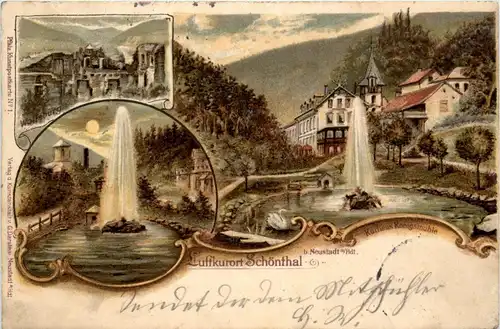 Schönthal bei Neustadt - Litho -251454