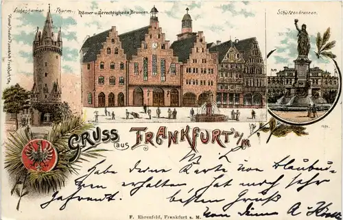 Gruss aus Frankfurt - Litho -250260