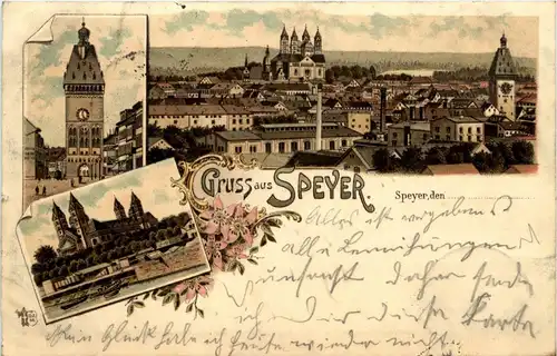 Gruss aus Speyer - Litho -250492