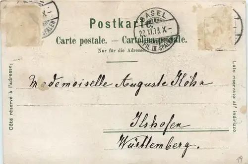 Gruss aus Basel - Litho -251514