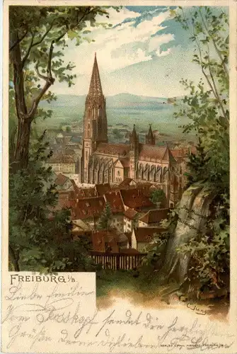 Freiburg - Litho -257390