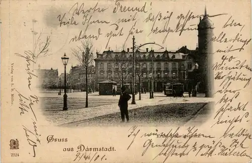 Gruss aus Darmstadt - Ernst Ludwigplatz -250986