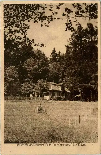 Ohrdruf in Thüringen - Scherershütte -257542