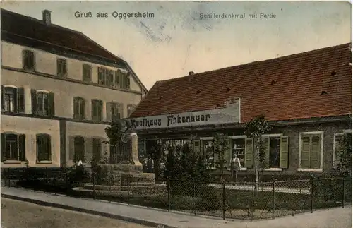 Gruss aus Oggersheim - Schillerdenkmal -250486