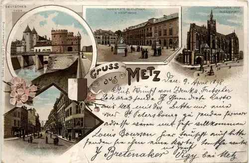 Gruss aus Metz - Litho -250742