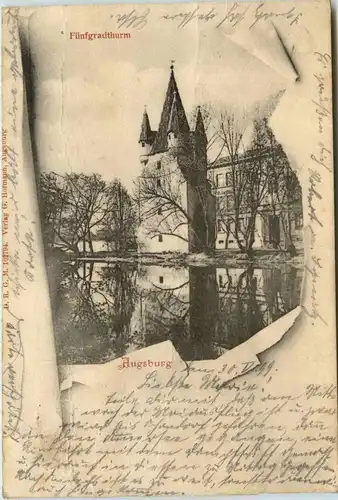 Augsburg - Fünfgradthurm -250328