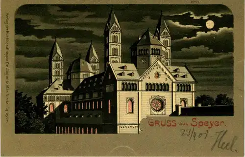 Gruss aus Speyer - Litho -251702