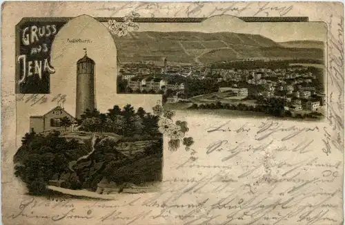 Gruss aus Jena - Litho -250916