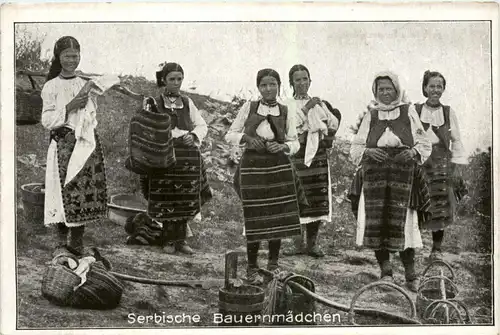 Serbische Bauernmädchen -251224