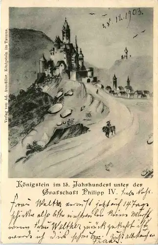 Königstein im Taunus - Bergveste im 13. Jahrhundert -252310