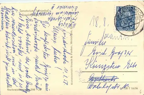 Friedrichsroda - Sanatorium Tannenhof -251076