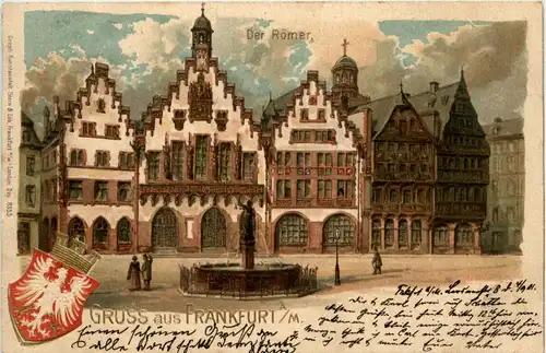 Gruss aus Frankfurt - Litho -250256