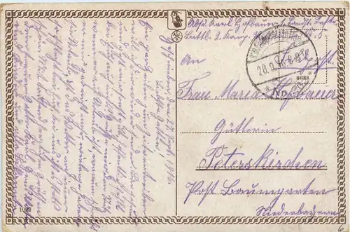 Russische Landschaft - Feldpost -251922