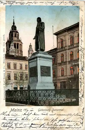 Mainz - Gutenberg Denkmal -251488