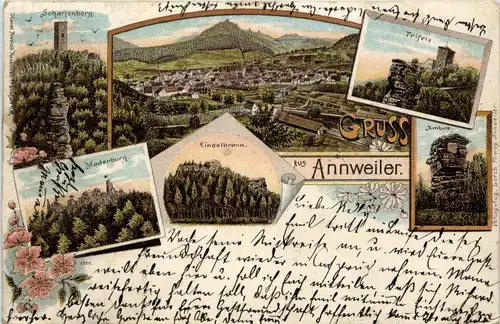 Gruss aus Annweiler - Litho -251672