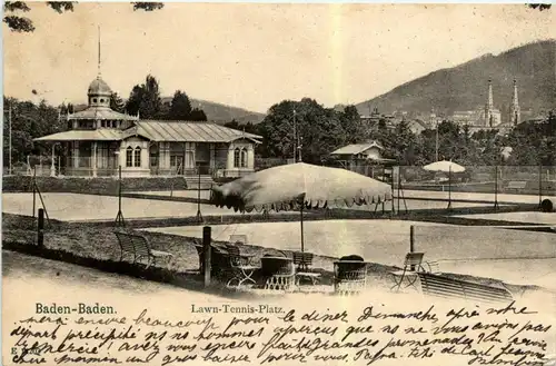 Baden-Baden - Lawn Tennis Platz -251226