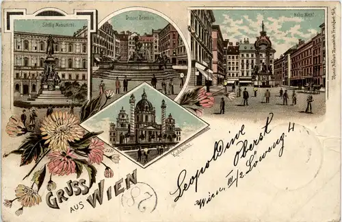 Gruss aus Wien - Litho -252260