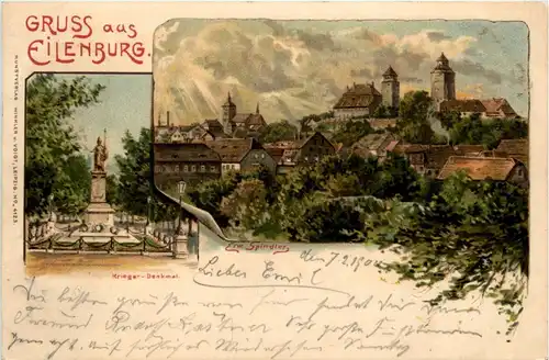 Gruss aus Eilenburg - Litho -252754