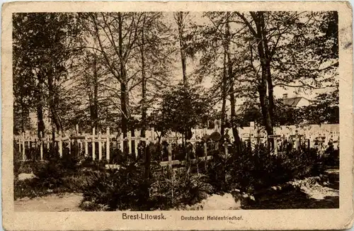 Brest Litowsk - Deutscher Heldenfriedhof -252836