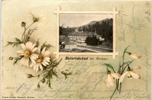 Heinrichsbad bei Herisau - Litho -250866