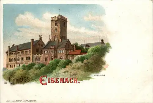 Gruss aus Eisenach - Litho -252168