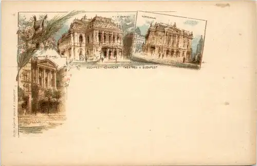 Budapest - Litho - Ganzsache -253286