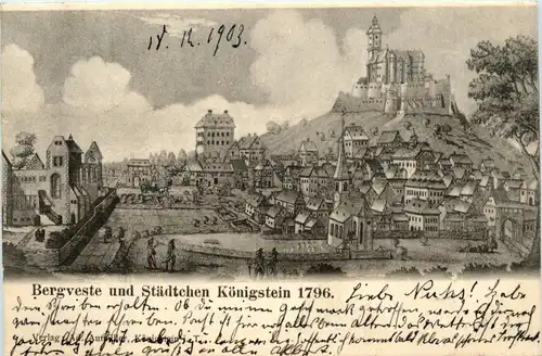 Königstein im Taunus - Bergveste 1796 -252306