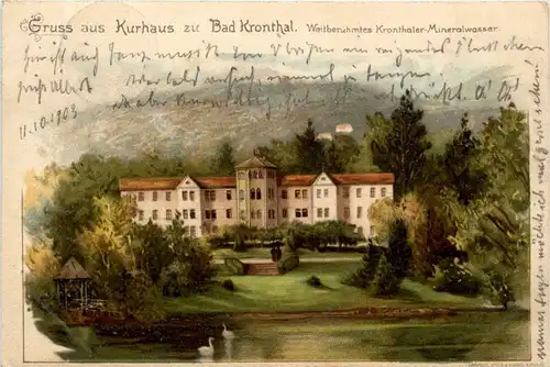 Kurhaus zu Bad Kronthal - Litho -252346