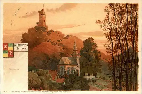 Falkenstein im Taunus - Litho -251766