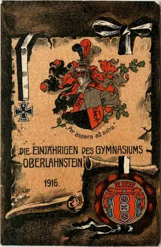 Einjährigen des Gymnasiums Oberlahnstein 1916 -253510