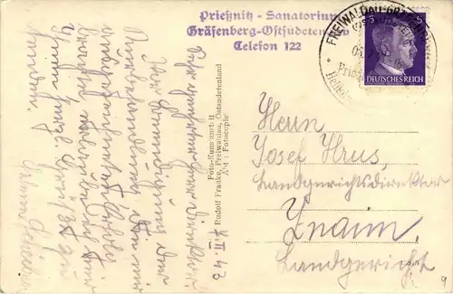 Gräfenberg - Priessnitz Sanatorium - Sudeten -252930