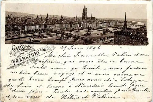 Gruss aus Frankfurt - Litho 1896 -245976