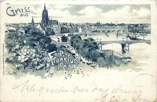 Gruss aus Frankfurt - Litho -246016