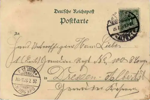Gruss aus Oschatz - Litho -253874