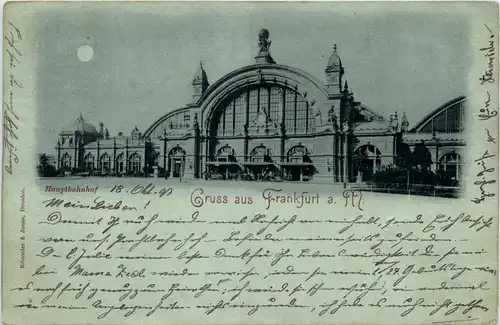 Gruss aus Frankfurt - Bahnhof -245960
