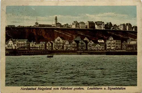 Helgoland vom Fährboot -253668