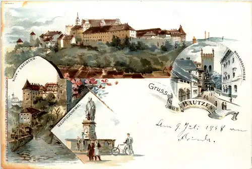 Gruss aus Bautzen - Litho -253730