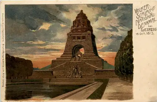 Leipzig - Völkerschlachtdenkmal - Litho -253562