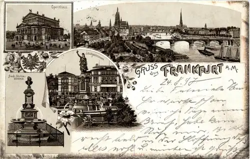 Gruss aus Frankfurt - Litho -245986