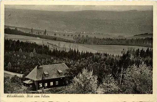 Wilischbaude - Blick vom Felsen -253830