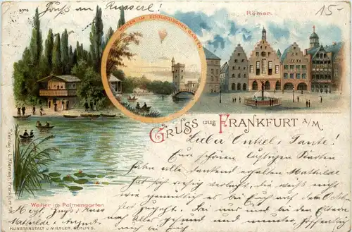 Gruss aus Frankfurt - Litho -246006