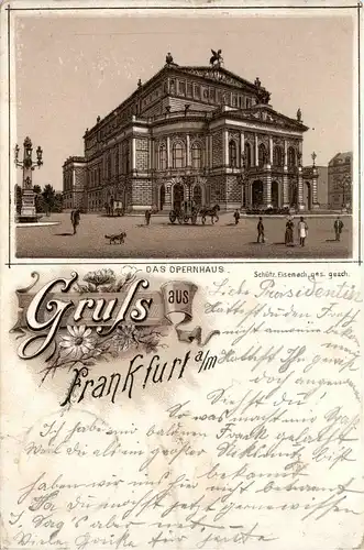 Gruss aus Frankfurt - Litho -246026