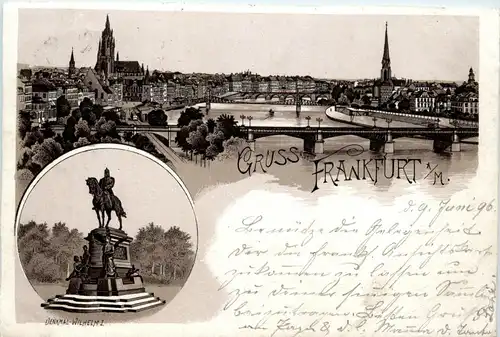 Gruss aus Frankfurt - Litho 1896 -245978