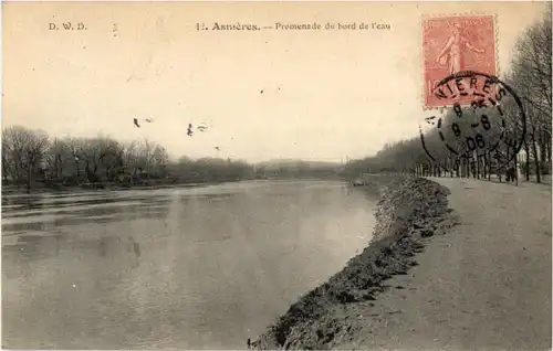 Asnieres - Promenade du bord d l eau -16170