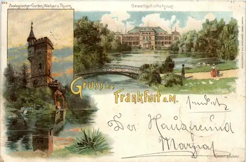 Gruss aus Frankfurt - Litho -245990