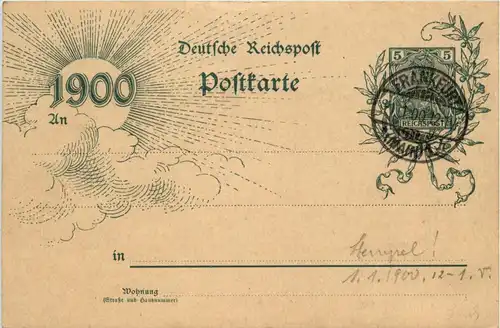 1900 - Stempel Frankfurt -246010