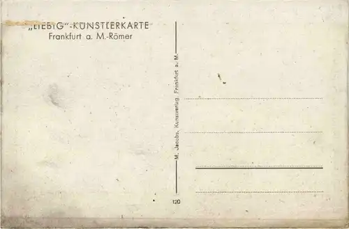 Frankfurt - Liebig Künstlerkarte -246116